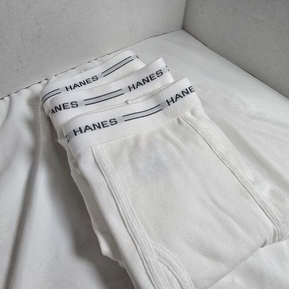 Hanes Other - Hanes Men's Briefs Comfort Flex Size XL 15763 3 Pairs NEW Logo Band 100% Cotton